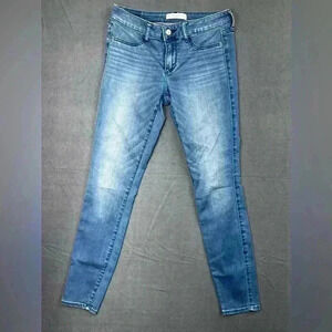 Abercrombie & Fitch jeans Women’s 2R 26/29 blue denim tapered stretch